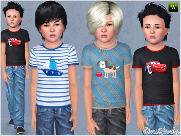 Sims 3 — 225 by sims2fanbg — .:225:. Items in this Set: Top in 3 recolors,Recolorable,Launcher Thumbnail. Jeans in 3