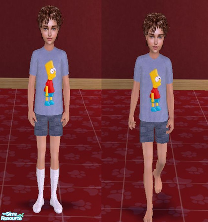Sims 2 — MCpjs Bart set by milla184 — For your little boy, no need mesh