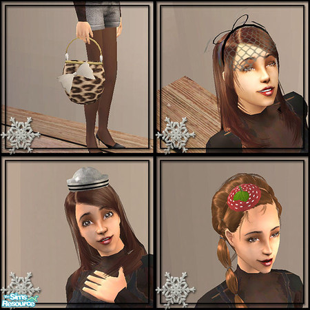 Sims 2 — Advent - Accessories - recolors by steffor — here are the recolors for the meshes