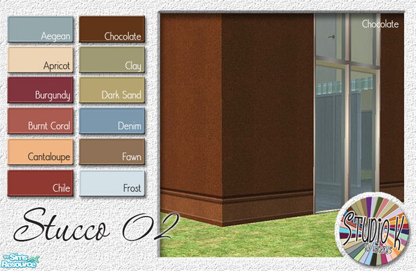Sims 2 — Studio K Stucco 02_01 by StudioKhagerks — 