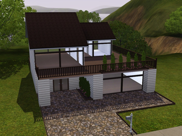 Sims 3 — Marah by Snut_ter — Cozy summer home for your sims. 1 kitchen, 1 livingroom, 2 bathrooms, 1 bedroom.