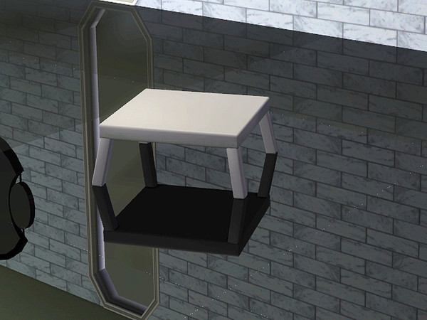 Sims 3 — Branson Bathroom Table by TheNumbersWoman — In the mood for Modern? Well this might fit the bill. RicciNumbers