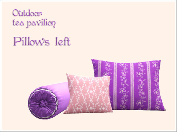Sims 3 — Pillows Left by Severinka_ — Created by Severinka