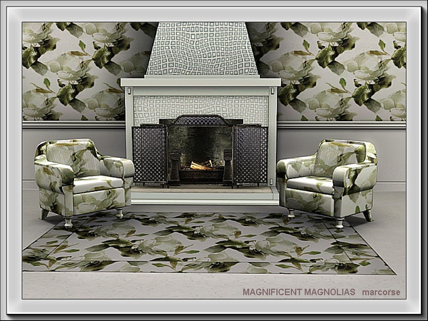 Sims 3 — Magnificent Magnolia pattern by marcorse — The superb, almost flat lemon-scented flowers of the magnolia tree,