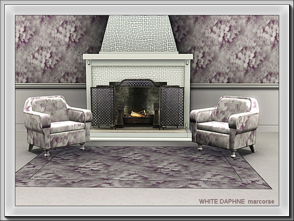 Sims 3 — White Daphne  pattern by marcorse — Not so heavily perfumed as it's pink cousin, nevertheless the white daphne