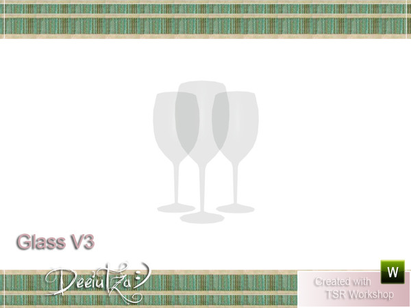 Sims 3 — ModernBrightBarGlassV3 by deeiutza — By deeiutza @TSR