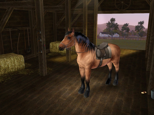 Sims 3 — Marus by Bloody_Eve — A draft horse by me. Traits:Friendly Lazy Obedient No Custom Content or slider used