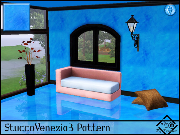 Sims 3 — StuccoVenezia3 by Devirose — Found in the category 'Paint', created using EA's 'Create a Pattern'.'-No need