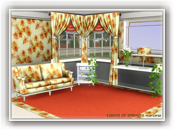 Sims 3 — Scents of Spring 2 pattern by marcorse — Too highly perfumed to bring indoors,[for me] but so bright in the