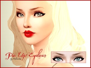Sims 3 — Pin Up Eyeliner by Pralinesims — New 50's style eyeliner for your sims! Your sims will love their new look ;) -