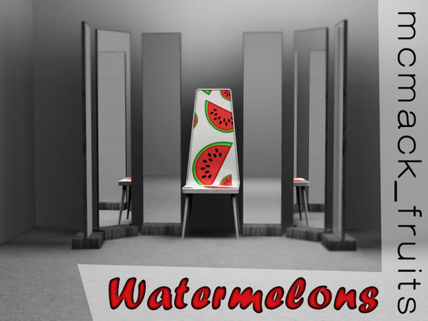 Sims 3 — watermelons by mcmack232 — It's raining watermelons - perfect for your sim chairs and clothes!