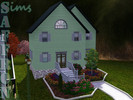 Sims 3 — Suburban Mint by Sims_Saffron — Suburban Mint, is a cozy two-storey home which boasts a colorful flower garden,