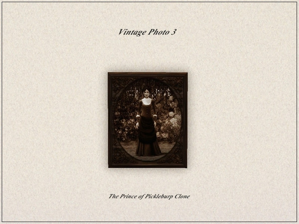 Sims 3 — Vintage Photos 3 by weirdling2 — A strange thing is memory, and hope; one looks backward, and the other forward;