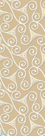Sims 2 — Studio K Triangle Swirl - True Taupe by StudioKhagerks — 