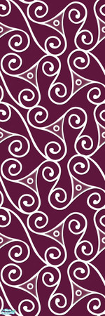 Sims 2 — Studio K Triangle Swirl - Wine by StudioKhagerks — 