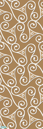 Sims 2 — Studio K Triangle Swirl - Latte by StudioKhagerks — 