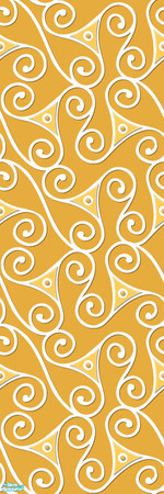Sims 2 — Studio K Triangle Swirl - Mango by StudioKhagerks — 