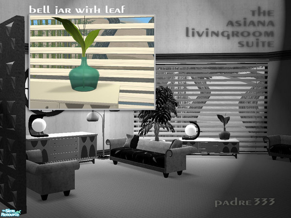 Sims 2 — Asiana Kitch Lounge - Asiana Kitsch Vase by Padre — A new livingroom set with an asian-kitsch feel. Most items