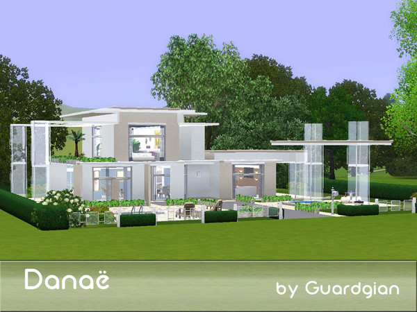 Sims 3 — Danae by Guardgian2 — A modern yet a bit unconventional home featuring 1 bedroom, 1 bathroom, kitchen, dining