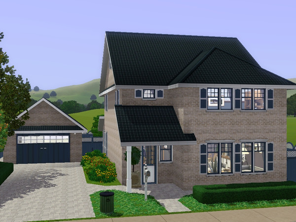 Sims 3 — Dexter by dorienski — A traditional house with a living and dining room, kitchen with breakfast nook, 3 bedrooms