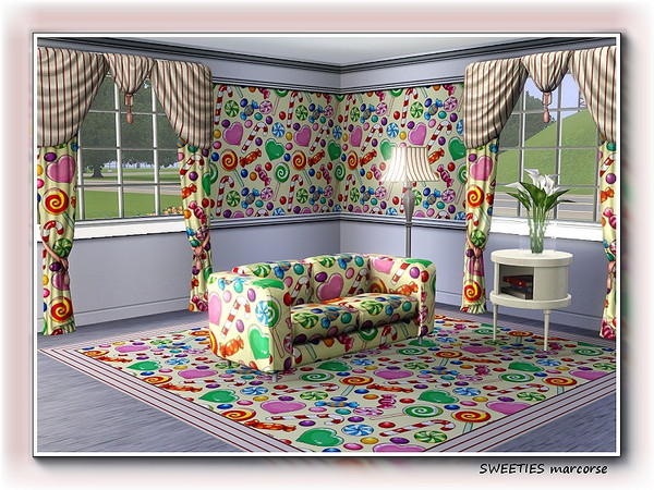 Sims 3 — Sweeties pattern by marcorse — Have your very own lolly counter . . candy store . . confectionery shop .