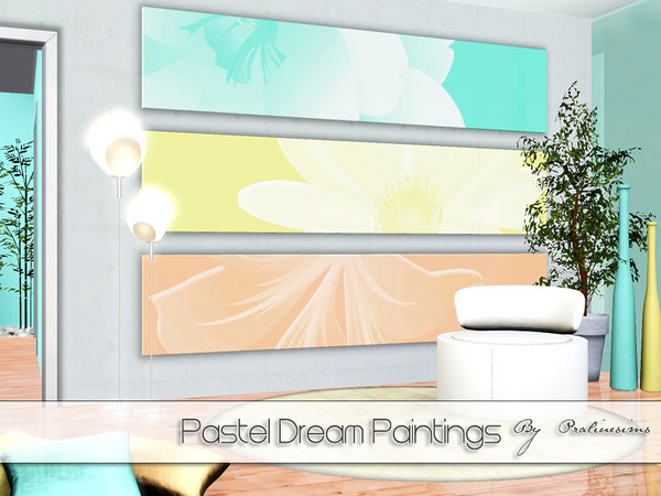 Sims 3 — Pastel Dream Paintings by Pralinesims — By Pralinesims