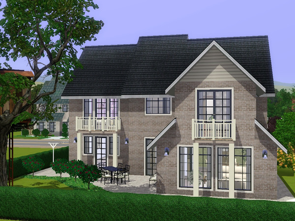 Sims 3 — Miles by dorienski — A spacious family home with an open-plan living, dining and kitchen area, separate laundry