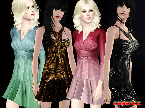 Sims 3 —  by simseviyo — New set with a casual and sexy dress, both messes by harmonia09