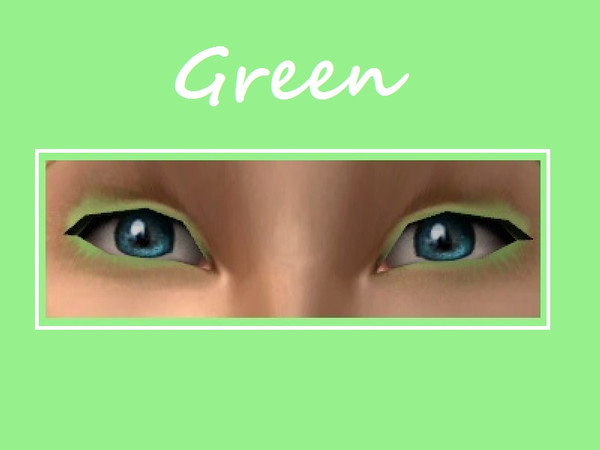 Sims 2 — Pastel Eye shadow Set - Green Pastel by Kara_Croft — 