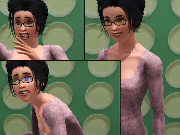 Sims 3 — Braces by NyanNyan_Neko2 — --IMPORTANT-- : These were created for human use on the base game. They have not been