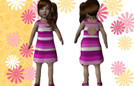 Sims 2 — stripe todller dress by katerino0la — stripe todller dress