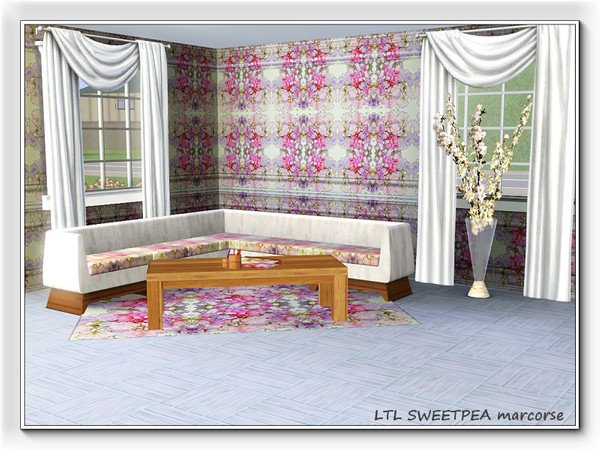 Sims 3 — LTL Sweetpea pattern by marcorse — Can one have too many sweetpeas? I think not . . so enjoy this larger than