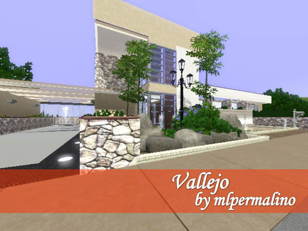 Sims 3 — Vallejo (no CC) by mlpermalino2 — An Ideal Place for a single sim, or a family home if all space is used for