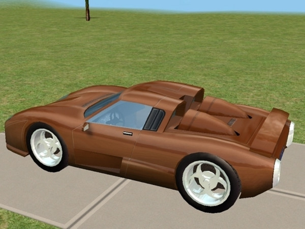 Sims 2 — Chocolate sportscar by Jempa922 — Here is a chocolate coloured car