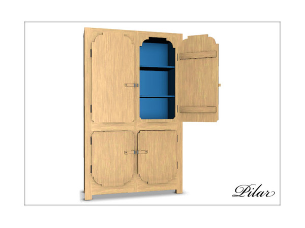 Sims 3 —  GinderbreadSideboardLarge by Pilar — Creado por Pilar para sims3