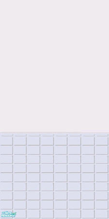 Sims 2 — Coloured Half Tile - Colouredhalftile Platinum by gil_shalos — White wall with base tiles in Platinum