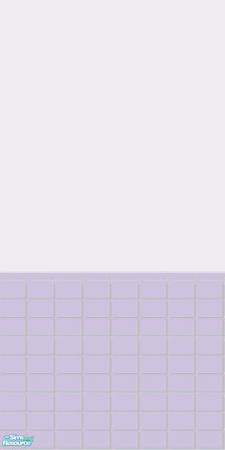 Sims 2 — Coloured Half Tile - Colouredhalftile Softsoap by gil_shalos — White wall with base tiles in Light Mauve