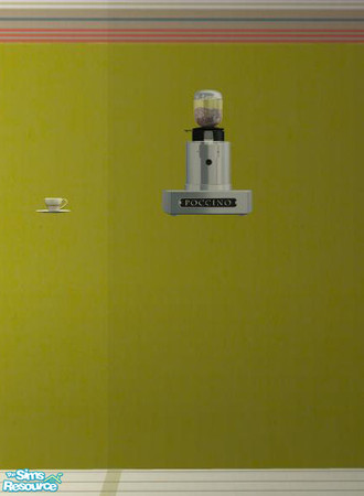 Sims 2 — Espressomachine - Invisible Block Counter Invisible Recolor by ShinoKCR — 