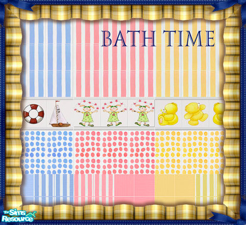 Sims 2 — Bath time by prank222 — Bathroom set for kids