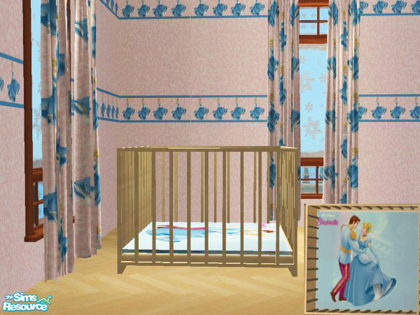 Sims 2 — Cinderella Nursery - Playpen by MysticVelvet — This is the Mesh.