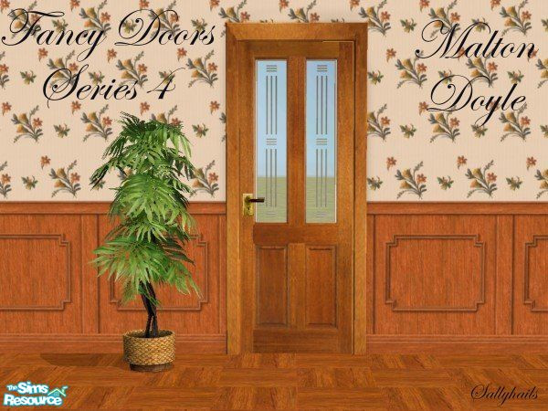 Sims 2 — Fancy Doors Series 4 - Malton Doyle by sallyhails — Some more fancy doors, for your house building needs, using