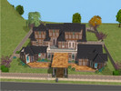 Sims 2 — 6969 Bad Manners Avenue by blooker666 —  A hill top lot with a covered entrance. 