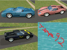 Sims 2 — Sportscars - 2 by Jempa922 — Here are some more sportscars Blue, pink and black