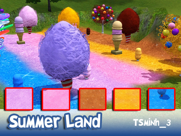Sims 3 — Summer Land by TsminhSims — Summer where the weather is too hot, ice-cream is the best food to eat.