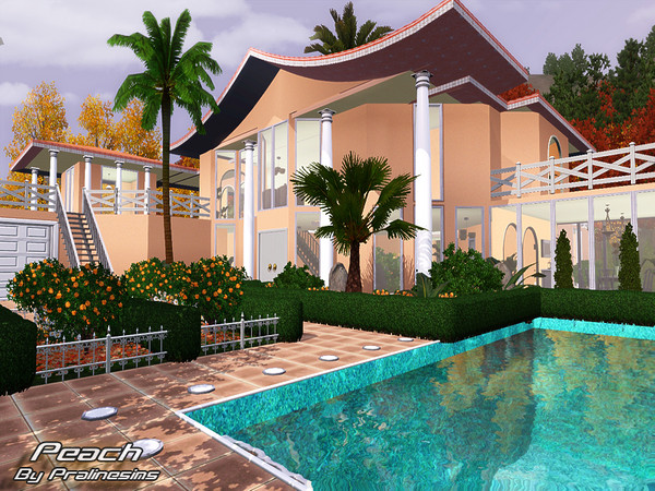 Sims 3 — Peach  by Pralinesims — EP's: World Adventures required