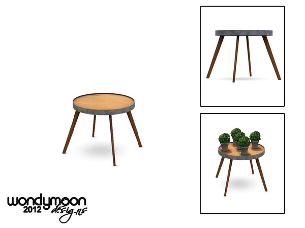 Sims 3 — Priza Coffee Table by wondymoon — - Priza Relaxation Corner - Coffee Table - wondymoon@TSR - Jun'2012