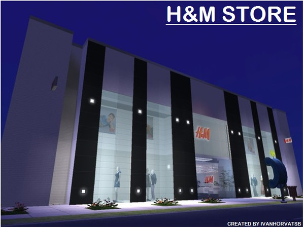 Sims 2 — H&M STORE by ivanhorvatsb — H&M STORE; complete store furnishing and decorating