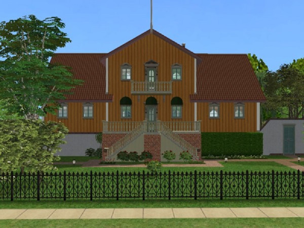 Sims 2 —  by juhhmi — For TheSimsWorld Contest at deviantART: my version of the Callerholmska schweizervillan. 