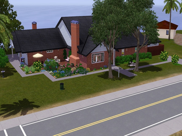 Sims 3 — Wild Iris by diamonddove062 — This large family home has plenty of space for growth with a large front yard with