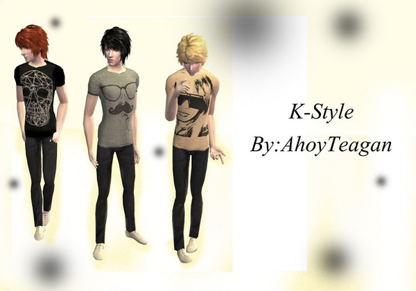 Sims 2 — Korean Fashion for Men by ahoyteagan2 — My first creation, Enjoy!